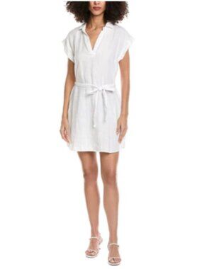 Bella Dahl Belted Tunic Linen Shirtdress | Size M | NWT